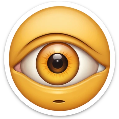 Eye twitch emoji sticker