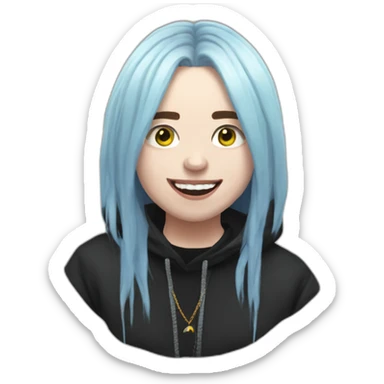 Billie eilish happy sticker