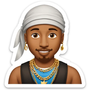 Tupac sticker