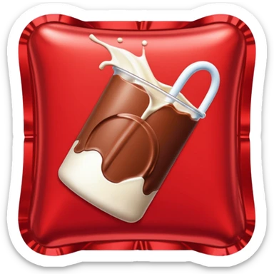 chocolate kinder sticker