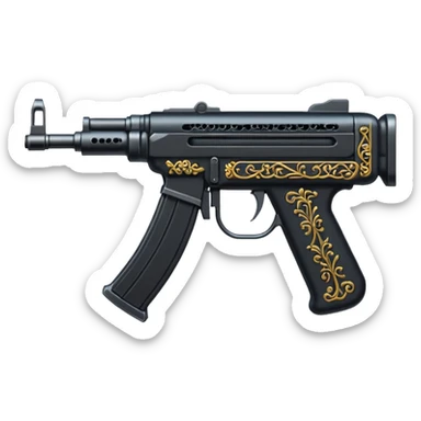 Gothic smg sticker