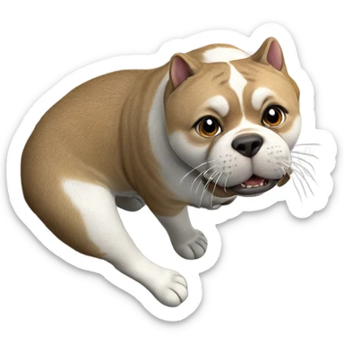 realistic indoor animal portrait sticker