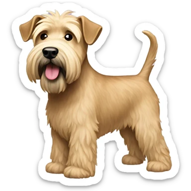 Wheaten terrier sticker