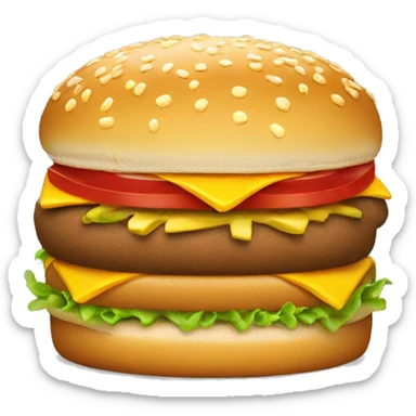 Big Mac McDonald’s  sticker