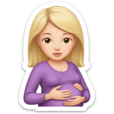 pregnant sticker