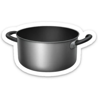 cooking pot flipped sticker