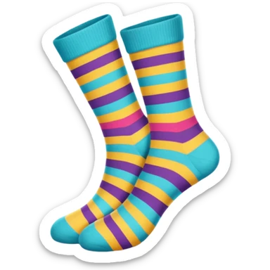 hipster socks sticker
