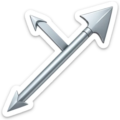 eleganter pfeil nach oben sticker