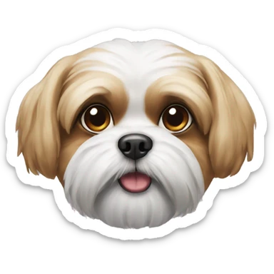 shitzu dog sticker