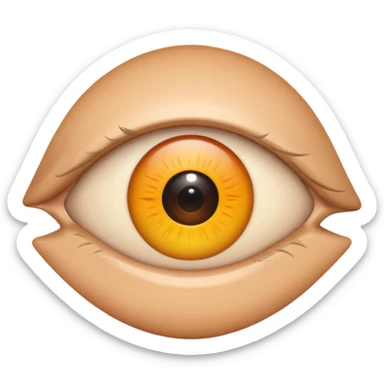 fai un emoji ti tengo di occhio sticker