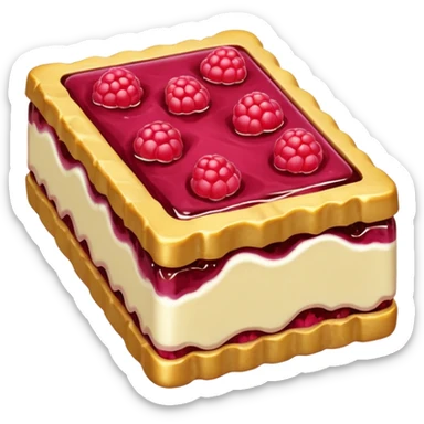 Raspberry Jam Center Bars sticker