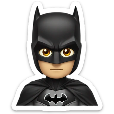 Batman heat braine sticker