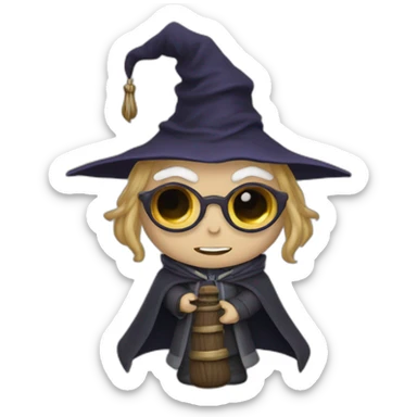 Wizards fighting against the Dark Arts sticker