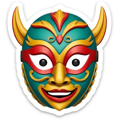 charming Uka Uka mask sticker