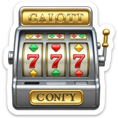 Slot machine, macau, thailand, rotate a bit sticker