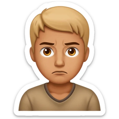 Annoyed confused sticker