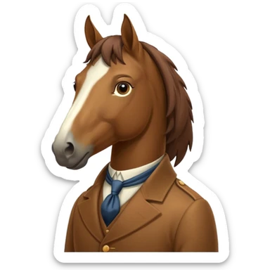 Gentleman Horse  sticker