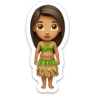 Polynesian-girl sticker