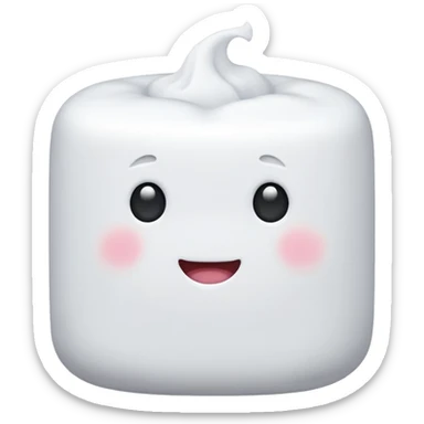 Marshmallow  sticker