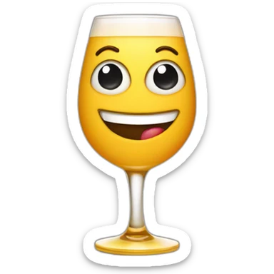 alcoholic, cheerful womanizer sticker