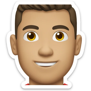 Cristiano Ronaldo Manchester united shirt sticker