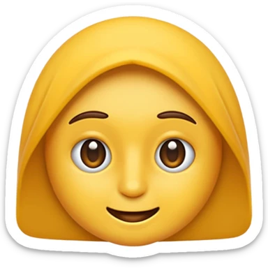 Güneş gözlüğü takan kafasında taç olan emoji sticker