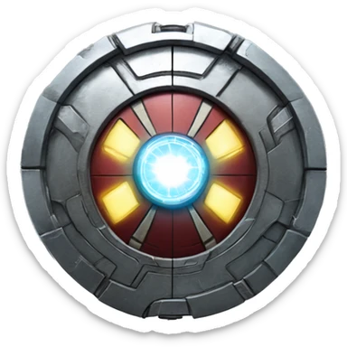 Arc reactor of iron man sticker