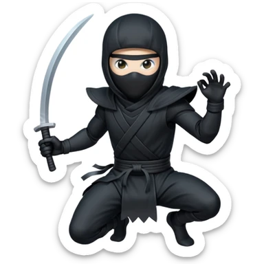 👻 + 🥷🏻 sticker