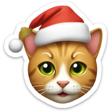 Christmas cats sticker