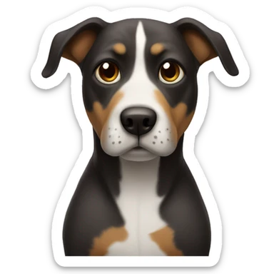 Perro con capa que habla sticker