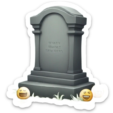 tombstone sticker