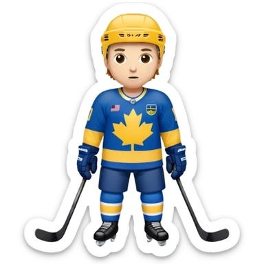 The NHL’s “4 nations face off” between the US, Canada, Sweden, and Finland sticker