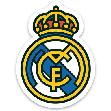 Real Madrid logo sticker