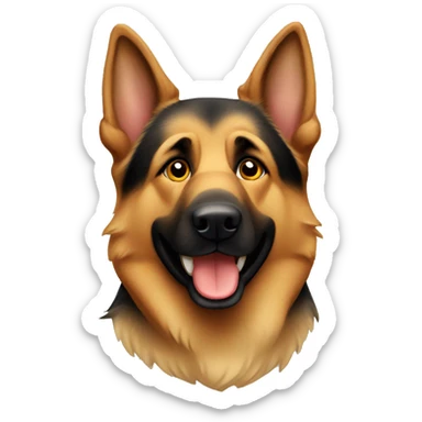 German shepherd  sticker