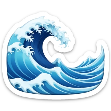 Ocean Waves sticker