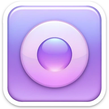 Iridescent pastel purple formal elegant sophisticated cultured neat pretty beautiful nifty app icon sticker