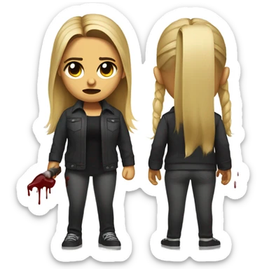 Buffy the Vampire Slayer with blood sticker
