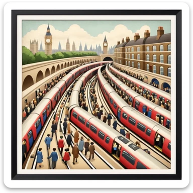 London underground sticker