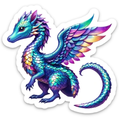 mystical animal sticker