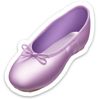 Lilac pointe shoes sticker