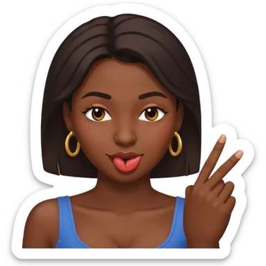 Emoji coquin avec le doigt dans le coin de la bouche 😏 avec ce regard là et cette tête qui se mord le doigt le visage plus dragueur romantique  sticker