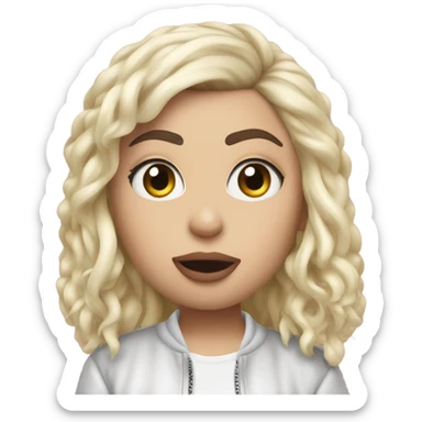 Charli xcx brat sticker