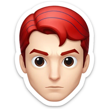 spider man face with super man sticker