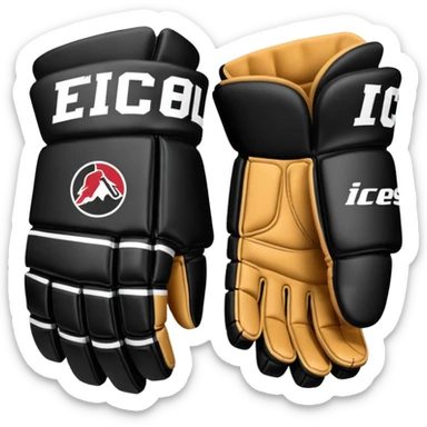 gloves para ice hockey sticker