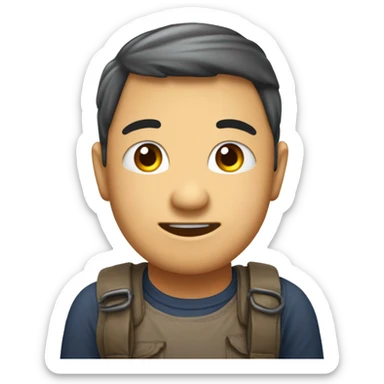 Buat gambar dua karakter buah kartun yang menggemaskan, satu oranye dan satu lagi merah muda, keduanya dengan senyuman ceria serta lengan dan kaki mungil. sticker