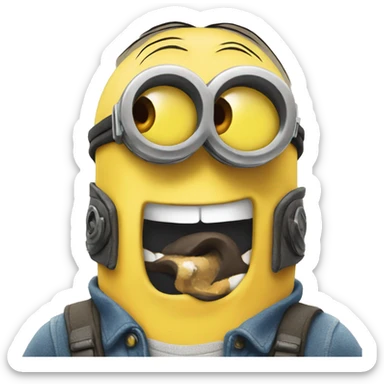Minion emoji tourguide sticker