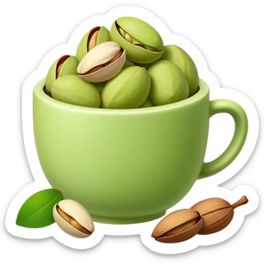 Pistachio Matcha matte sticker