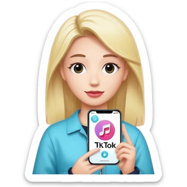  la certification  Tik Tok sticker