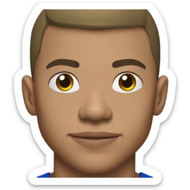 Kylian mbappe, france, world cup, buff sticker