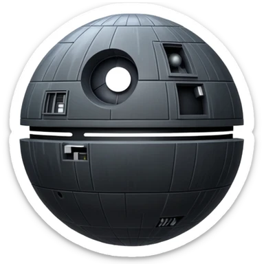Death Star fully operational  sticker